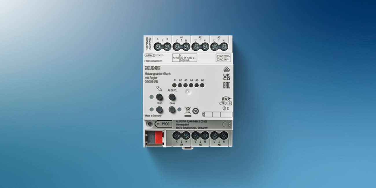 KNX Heizungsaktor 6-fach bei Elektrobau GmbH in Breitungen