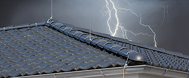 Äußerer Blitzschutz bei Elektrobau GmbH in Breitungen